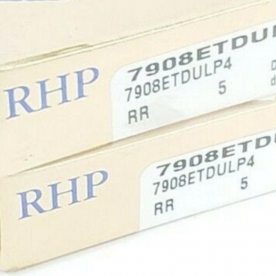 RHP 7908ETDULP4 Roulement à billes à contact oblique.