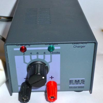 Multi range lead battery charger 2/4/6/8/12 V EMS 9888
