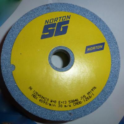 Norton : meule de rechange 125 x 50 mm alésage 20 mm